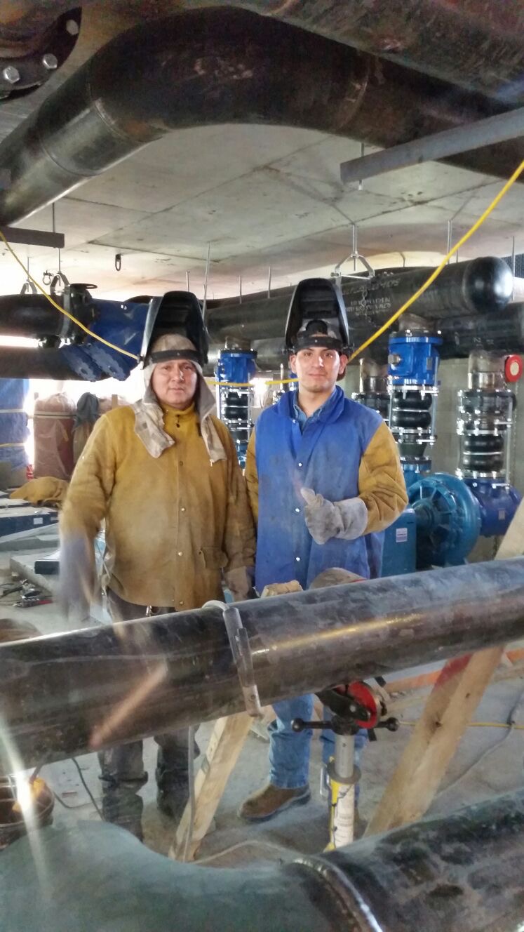 Father and son team at Dilekt Mechanical